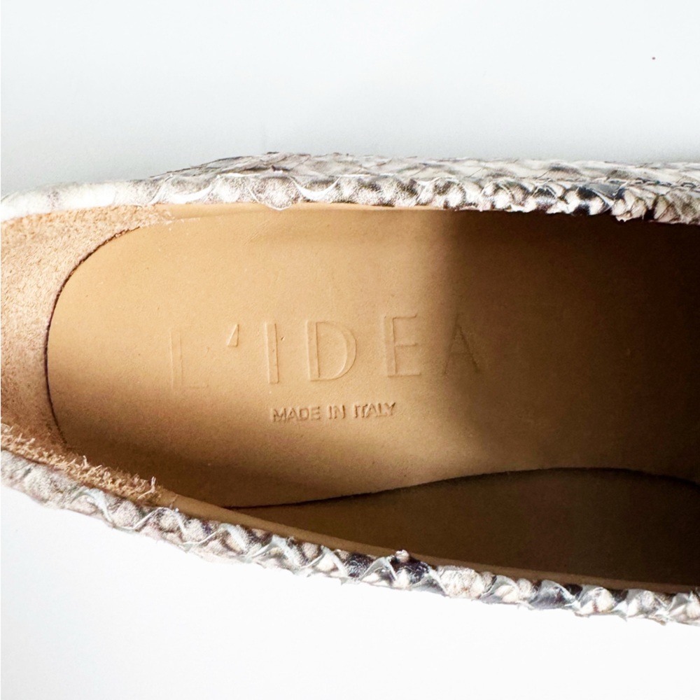 I’idea Italy Python Print Platform Loafers | 41 - image 7
